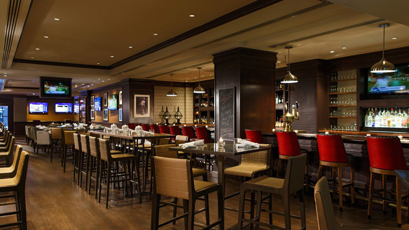 Sports bar at the Westin Washington, DC Downtown Hotel - Top hotels for sports fans in DC